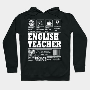 English Teacher Hoodie